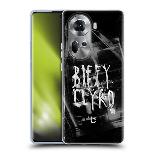 Biffy Clyro Graphics Black White Soft Gel Case for OPPO Reno11