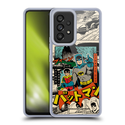 Batman DC Comics Bat-Manga! Collage Soft Gel Case for Samsung Galaxy A53 5G (2022)