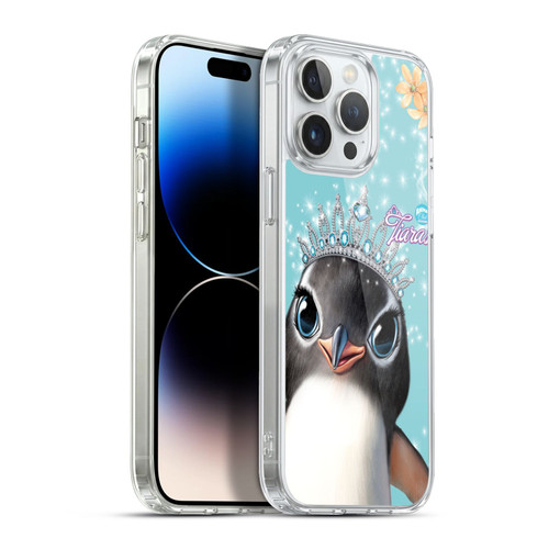 Animal Club International Royal Faces Penguin Soft Gel Case for Apple iPhone 13 Pro Max