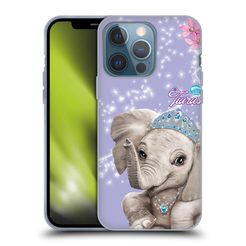 Animal Club International Royal Faces Elephant Soft Gel Case for Apple iPhone 13 Pro