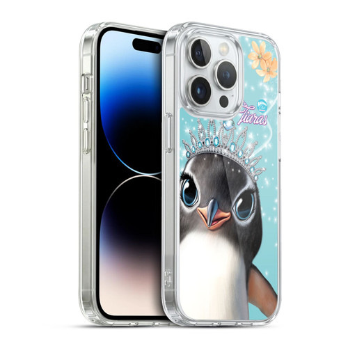 Animal Club International Royal Faces Penguin Soft Gel Case for Apple iPhone 13 Pro