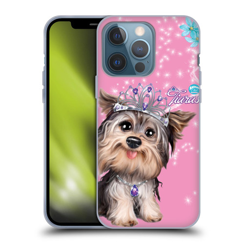 Animal Club International Royal Faces Yorkie Soft Gel Case for Apple iPhone 13 Pro