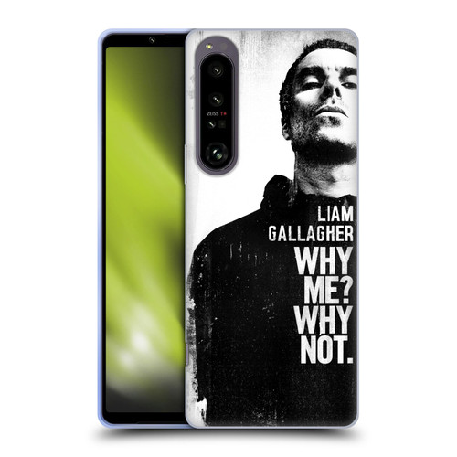 Liam Gallagher Graphics Why Me Soft Gel Case for Sony Xperia 1 IV