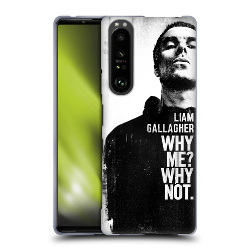 Liam Gallagher Graphics Why Me Soft Gel Case for Sony Xperia 1 III