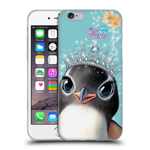 Animal Club International Royal Faces Penguin Soft Gel Case for Apple iPhone 6 / iPhone 6s