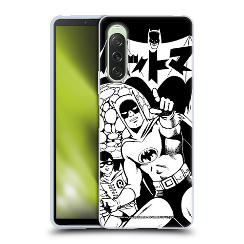 Batman DC Comics Bat-Manga! Black And White Soft Gel Case for Sony Xperia 10 V 5G