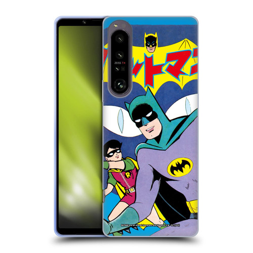 Batman DC Comics Bat-Manga! Comic Book Cover Soft Gel Case for Sony Xperia 1 IV