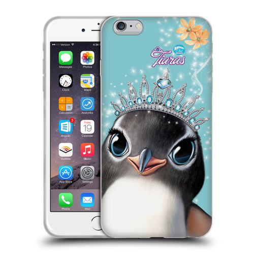 Animal Club International Royal Faces Penguin Soft Gel Case for Apple iPhone 6 Plus / iPhone 6s Plus