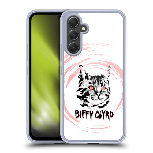 Biffy Clyro Graphics Cat Soft Gel Case for Samsung Galaxy A54 5G