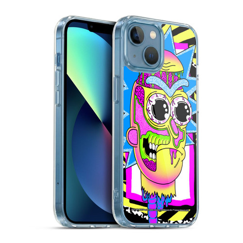 Rick And Morty Season 1 & 2 Graphics Rick Soft Gel Case for Apple iPhone 13 Mini & MagSafe