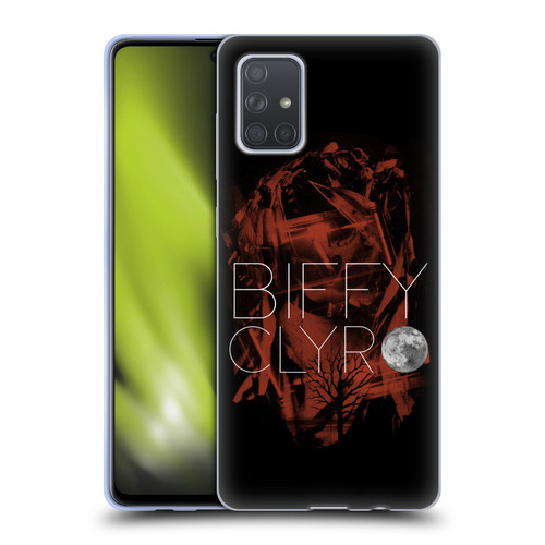 Biffy Clyro Graphics Red Soft Gel Case for Samsung Galaxy A71 (2019)