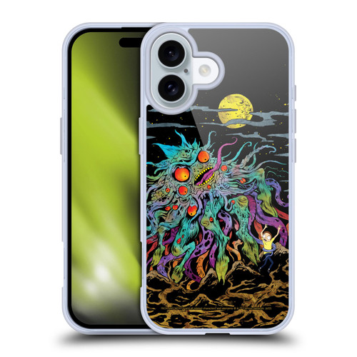 Rick And Morty Season 1 & 2 Graphics The Dunrick Horror Soft Gel Case for Apple iPhone 16
