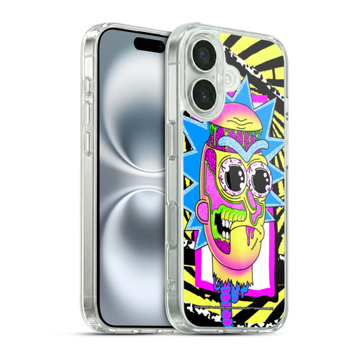 Rick And Morty Season 1 & 2 Graphics Rick Soft Gel Case for Apple iPhone 16 & MagSafe