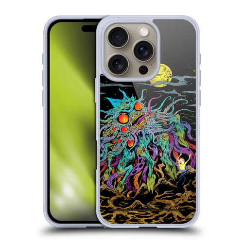 Rick And Morty Season 1 & 2 Graphics The Dunrick Horror Soft Gel Case for Apple iPhone 16 Pro