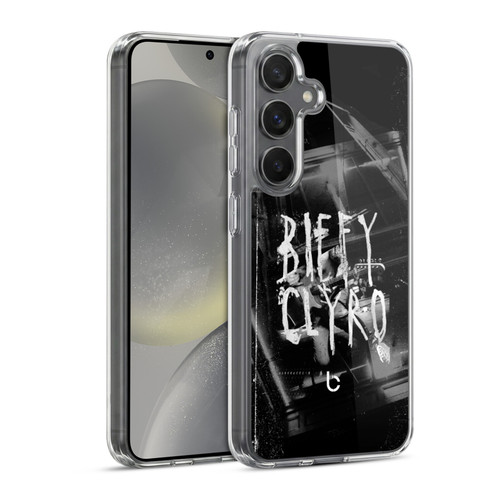 Biffy Clyro Graphics Black White Soft Gel Case for Samsung Galaxy S24 5G & MagSafe