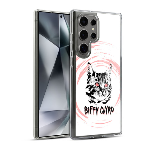 Biffy Clyro Graphics Cat Soft Gel Case for Samsung Galaxy S24 Ultra 5G & MagSafe