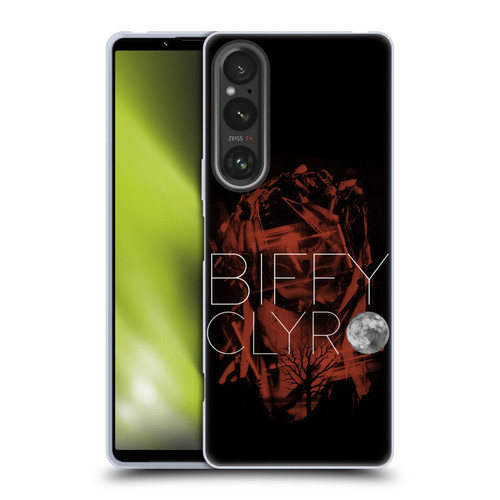 Biffy Clyro Graphics Red Soft Gel Case for Sony Xperia 1 V 5G