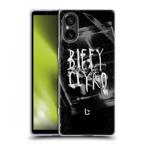 Biffy Clyro Graphics Black White Soft Gel Case for Sony Xperia 5 V 5G