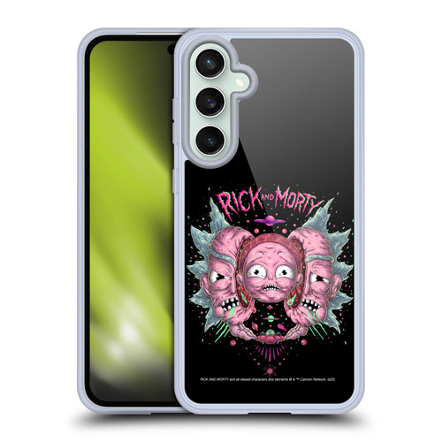 Rick And Morty Season 1 & 2 Graphics Intergalactic Escapades Soft Gel Case for Samsung Galaxy S23 FE 5G