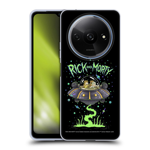 Rick And Morty Season 1 & 2 Graphics The Space Cruiser Soft Gel Case for Xiaomi Redmi A3