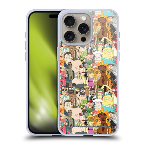 Rick And Morty Season 3 Graphics Interdimensional Space Cable Soft Gel Case for Apple iPhone 16 Pro Max