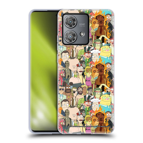Rick And Morty Season 3 Graphics Interdimensional Space Cable Soft Gel Case for Motorola Edge 40 Neo 5G