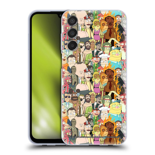 Rick And Morty Season 3 Graphics Interdimensional Space Cable Soft Gel Case for Samsung Galaxy M15/F15 5G