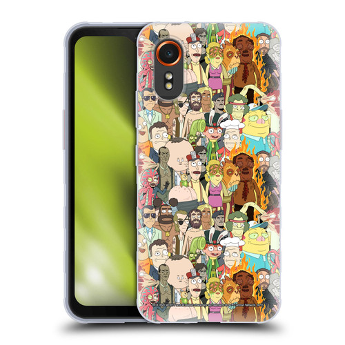 Rick And Morty Season 3 Graphics Interdimensional Space Cable Soft Gel Case for Samsung Galaxy Xcover7 5G