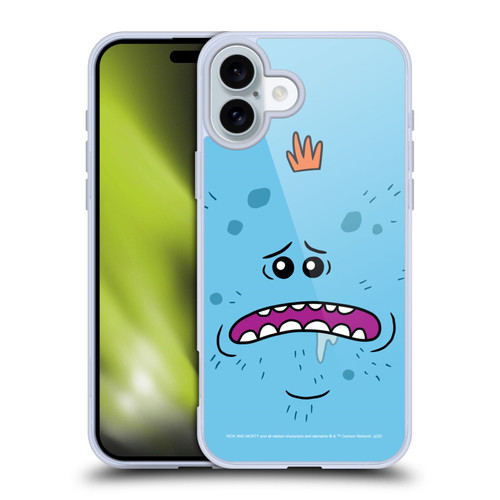 Rick And Morty Season 4 Graphics Mr. Meeseeks Soft Gel Case for Apple iPhone 16 Plus