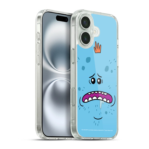 Rick And Morty Season 4 Graphics Mr. Meeseeks Soft Gel Case for Apple iPhone 16 Plus & MagSafe