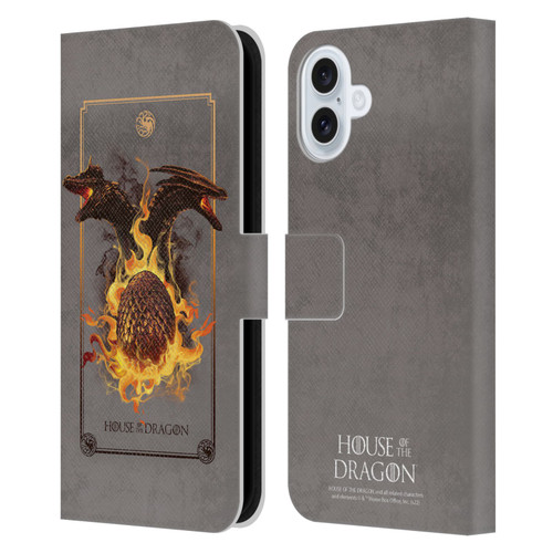 House Of The Dragon: Television Series Art Syrax and Caraxes Leather Book Wallet Case Cover For Apple iPhone 16 Plus