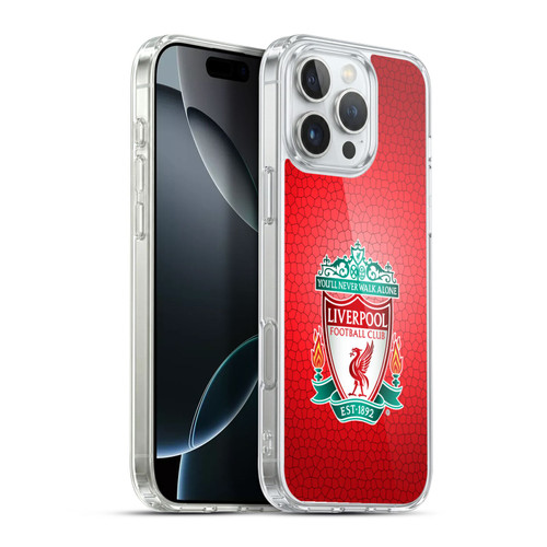 Liverpool Football Club Crest 2 Red Pixel 1 Soft Gel Case for Apple iPhone 16 Pro Max & MagSafe