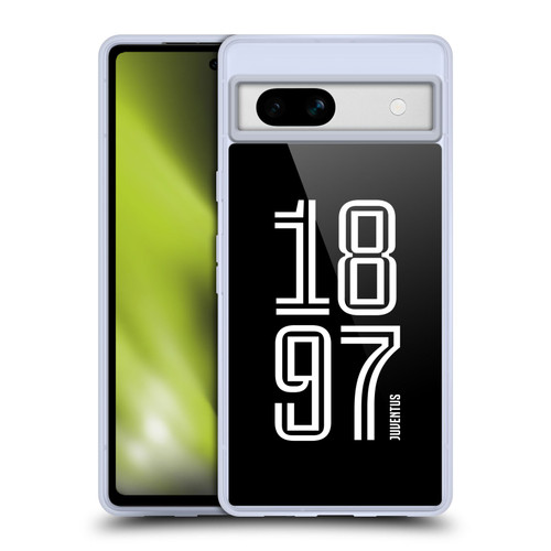Juventus Football Club History 1897 Portrait Soft Gel Case for Google Pixel 7a