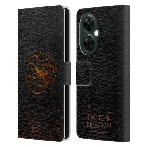 House Of The Dragon: Television Series Graphics Targaryen Emblem Leather Book Wallet Case Cover For OnePlus Nord CE 3 Lite 5G