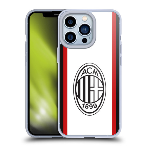 AC Milan 2024/25 Crest Kit Away Soft Gel Case for Apple iPhone 13 Pro & MagSafe