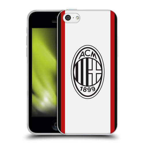AC Milan 2024/25 Crest Kit Away Soft Gel Case for Apple iPhone 5c