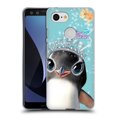 Animal Club International Royal Faces Penguin Soft Gel Case for Google Pixel 3