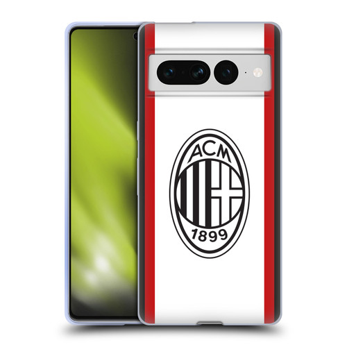 AC Milan 2024/25 Crest Kit Away Soft Gel Case for Google Pixel 7 Pro