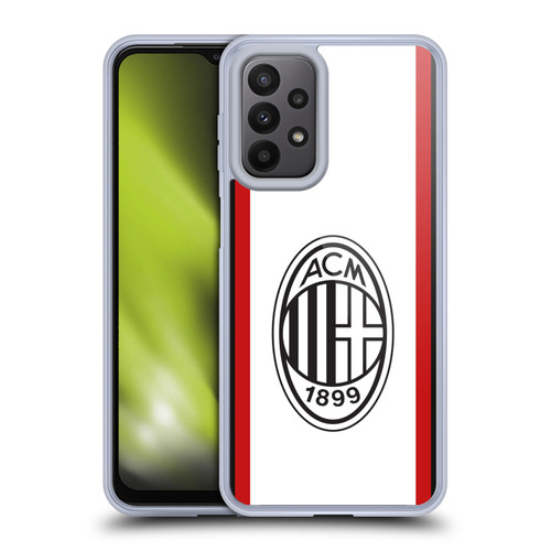 AC Milan 2024/25 Crest Kit Away Soft Gel Case for Samsung Galaxy A23 / 5G (2022)