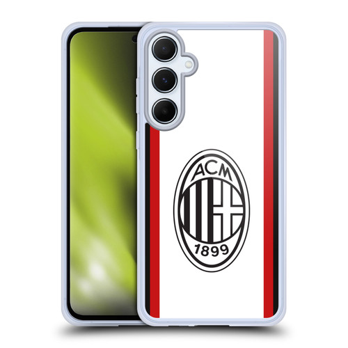 AC Milan 2024/25 Crest Kit Away Soft Gel Case for Samsung Galaxy A55 5G