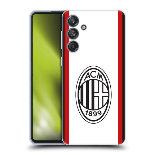 AC Milan 2024/25 Crest Kit Away Soft Gel Case for Samsung Galaxy M55 5G
