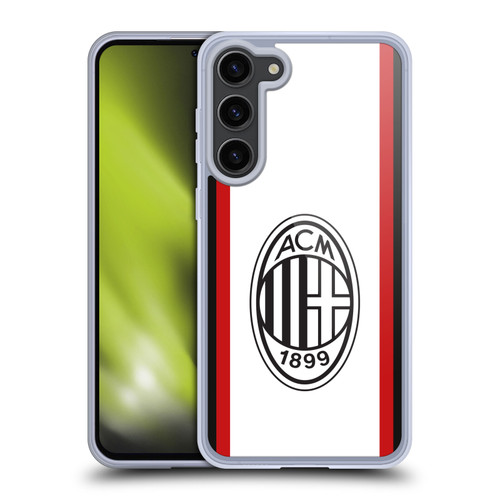 AC Milan 2024/25 Crest Kit Away Soft Gel Case for Samsung Galaxy S23+ 5G & MagSafe