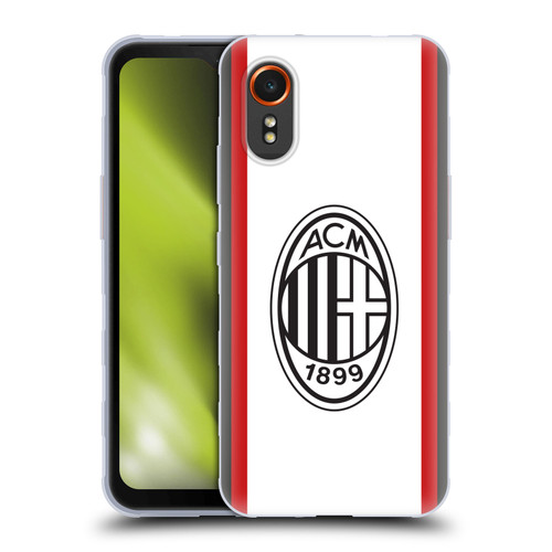 AC Milan 2024/25 Crest Kit Away Soft Gel Case for Samsung Galaxy Xcover7 5G