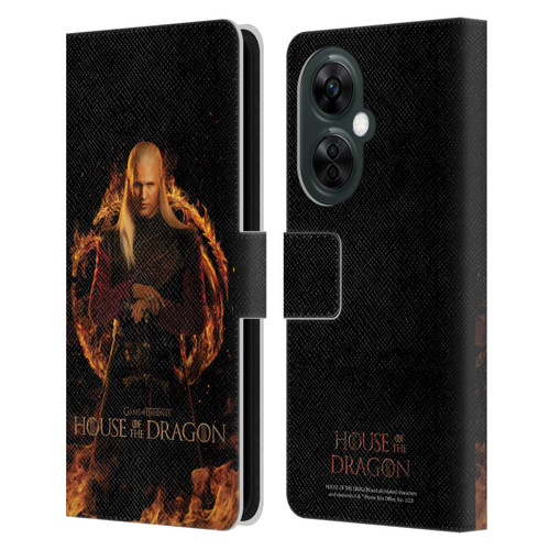 House Of The Dragon: Television Series Key Art Daemon Leather Book Wallet Case Cover For OnePlus Nord CE 3 Lite 5G