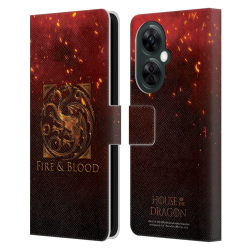 House Of The Dragon: Television Series Key Art Targaryen Leather Book Wallet Case Cover For OnePlus Nord CE 3 Lite 5G