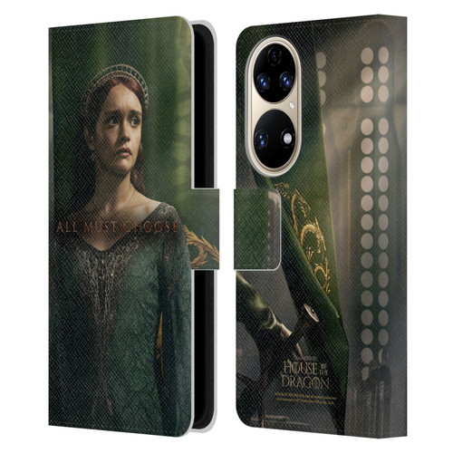 House Of The Dragon: Television Series Season 2 Character Posters Alicent Leather Book Wallet Case Cover For Huawei P50