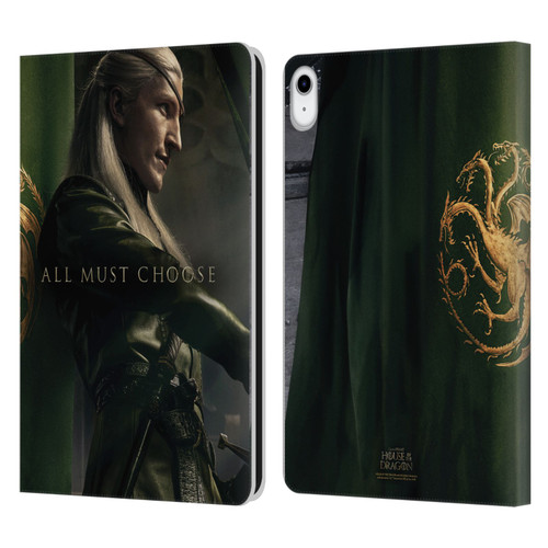 House Of The Dragon: Television Series Season 2 Character Posters Aemond Leather Book Wallet Case Cover For Apple iPad 10.9 2022/2025