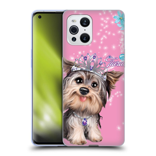 Animal Club International Royal Faces Yorkie Soft Gel Case for OPPO Find X3 / Pro