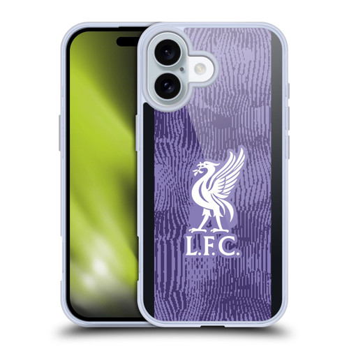 Liverpool Football Club 2023/24 Third Kit Soft Gel Case for Apple iPhone 16