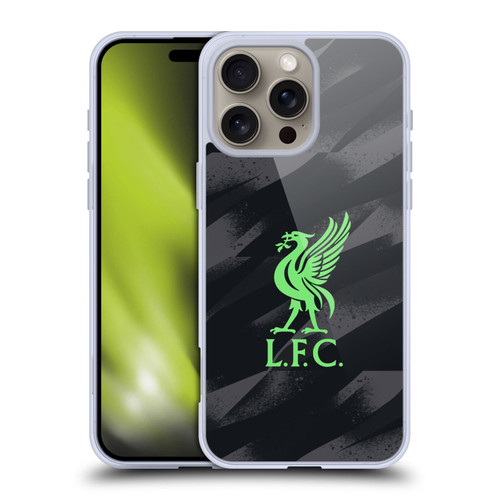 Liverpool Football Club 2023/24 Home Goalkeeper Kit Soft Gel Case for Apple iPhone 16 Pro Max